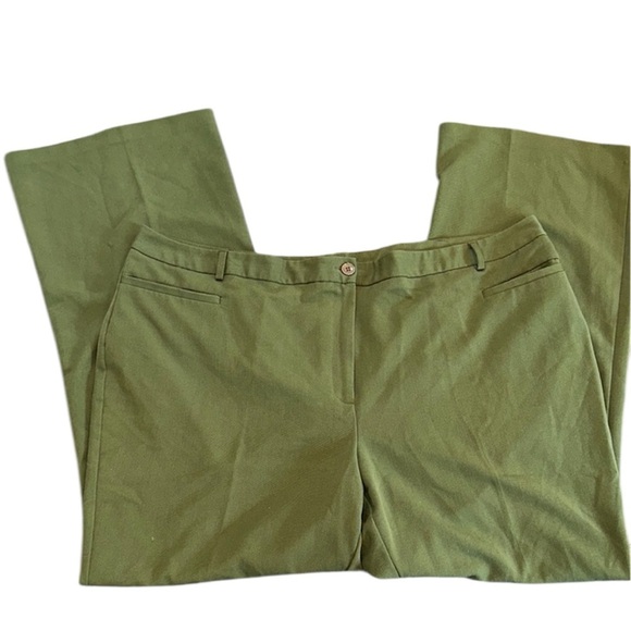 Ashley Stewart Green Pants size 26 - Picture 1 of 6